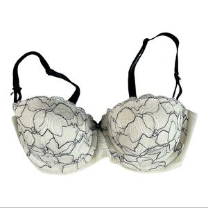Victoria's Secret Balconet Push Up Lace Bra 34C